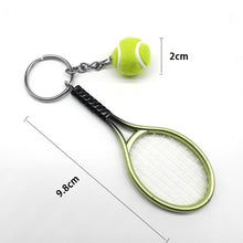 Creative Plastic Tennis Racket Key Ring