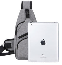 Fashion  Multi-functional USB charging Crossbody bag