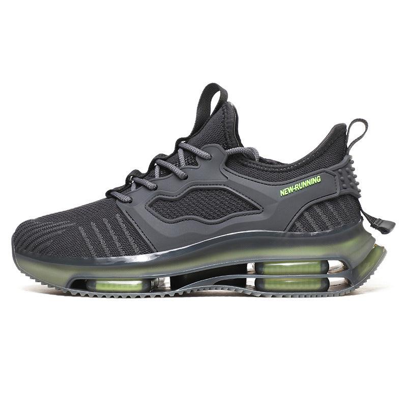 Double air cushion travel shoes