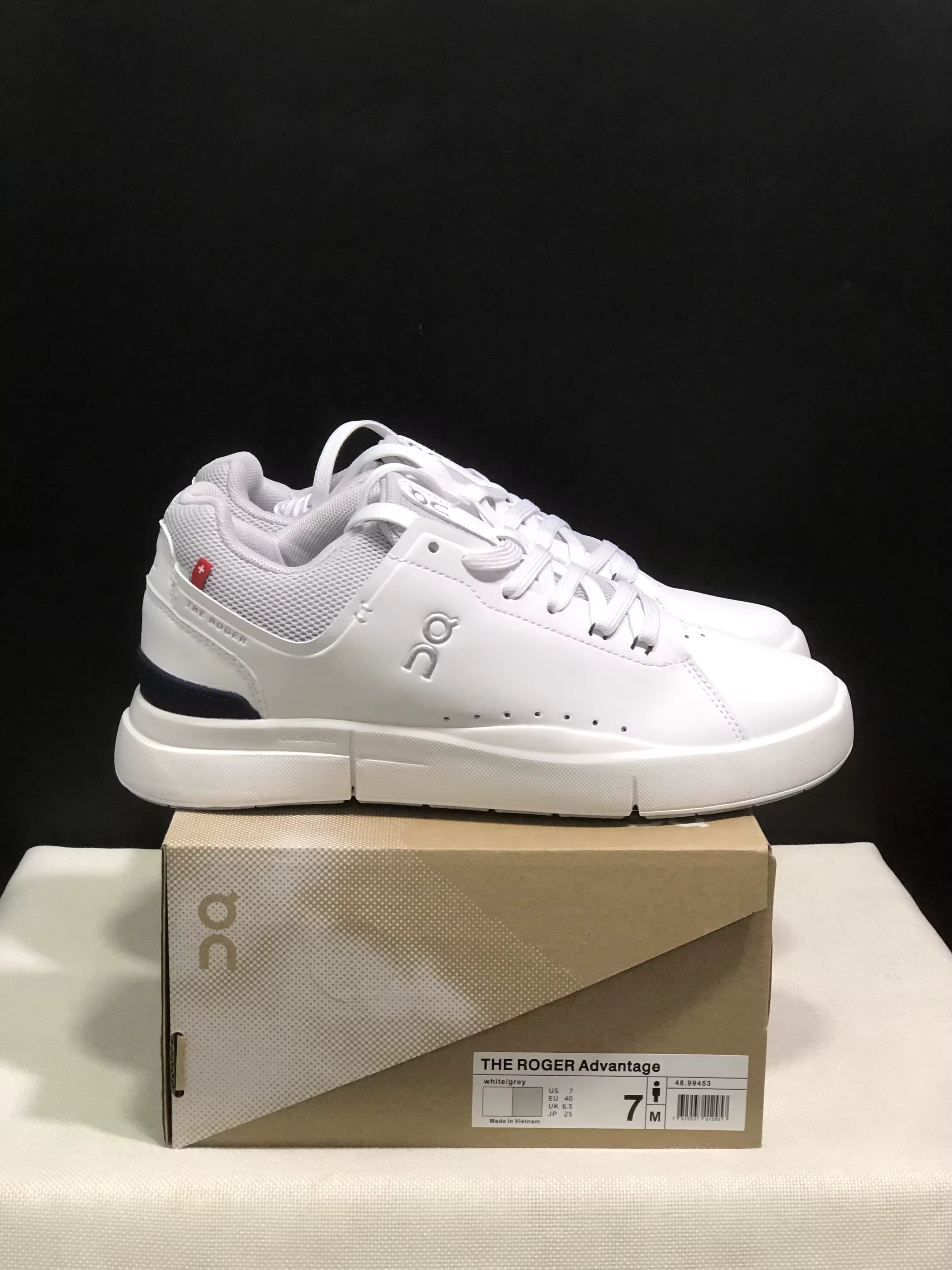 Cloud 5 Roger Casual Classic Leather Shoes w/ Mesh Top image 1