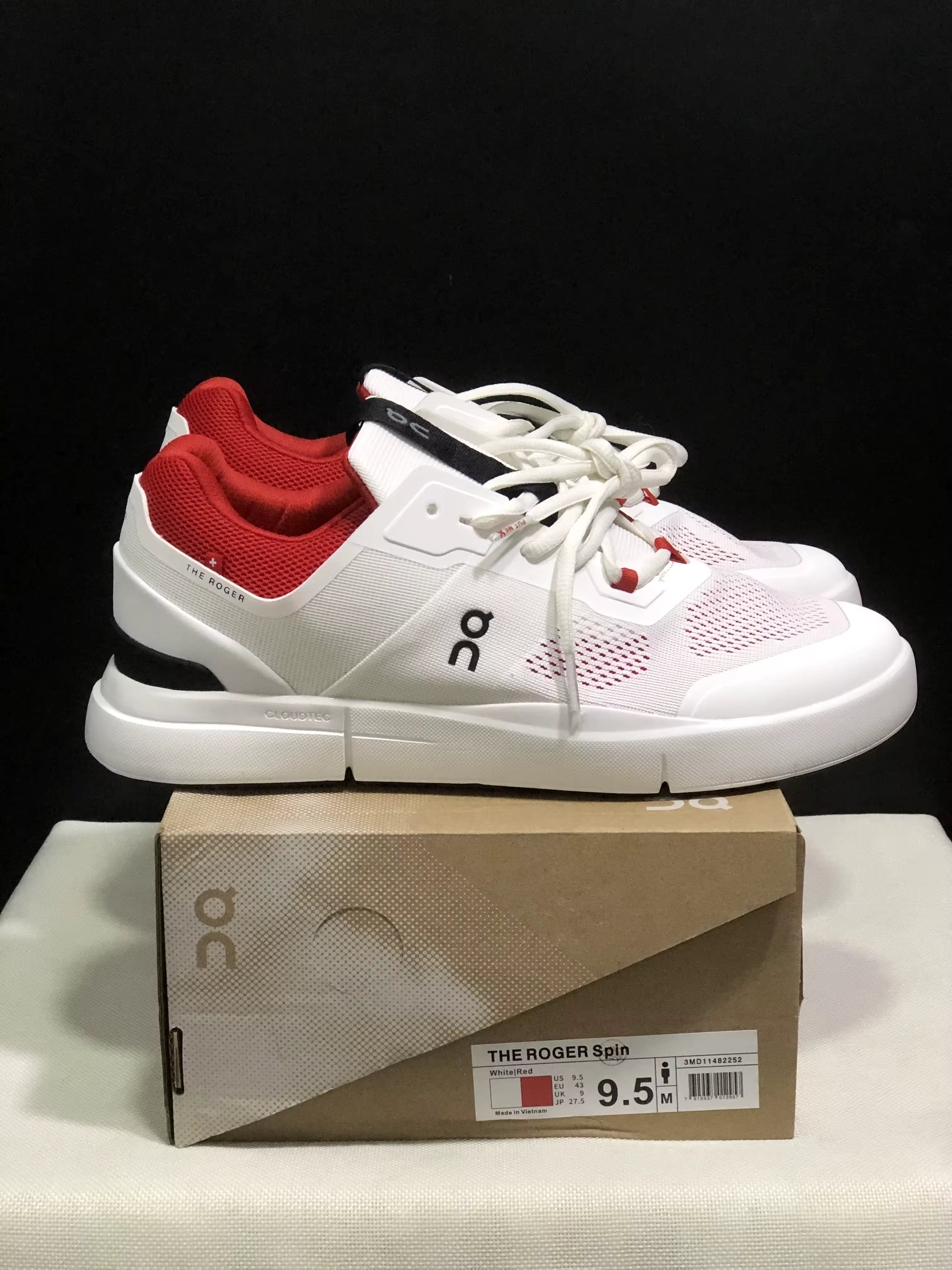 Cloud 5 Roger Casual Classic Leather Shoes w/ Mesh Top image 2