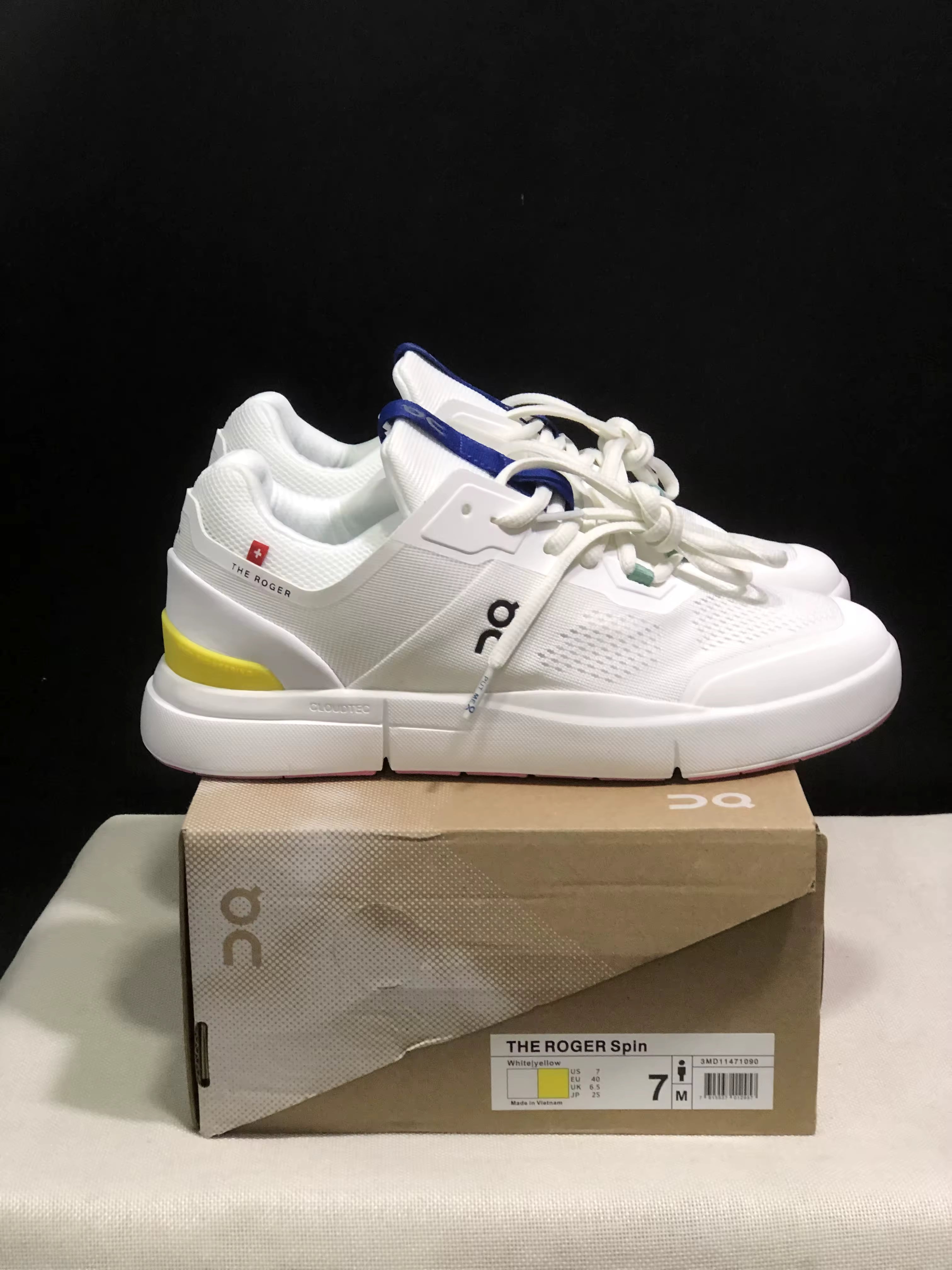 Cloud 5 Roger Casual Classic Leather Shoes w/ Mesh Top image 3