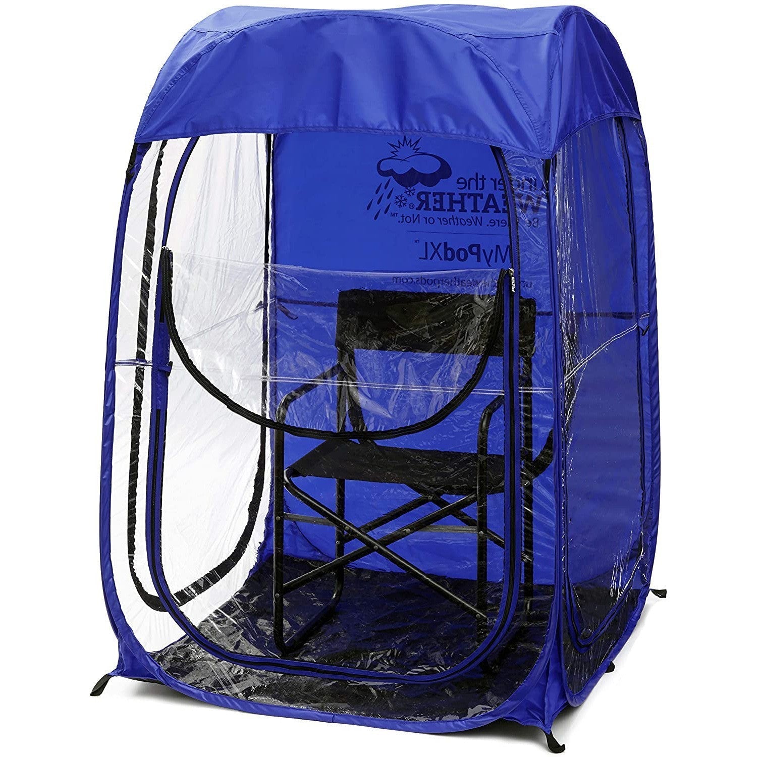 PKL POD - 1-2 Person Pop-Up Sports Tent – All-Weather Shelter for Rain, Wind & Sun